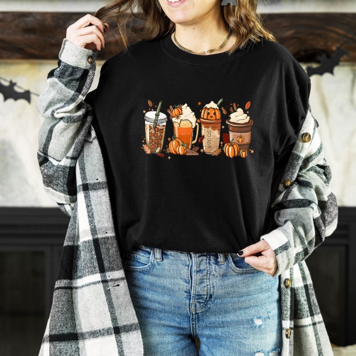 Fall Coffee Shirt, Hot Coffee Shirt, Coffee Lovers Shirt, Cute Fall Shirt