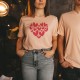 Matching Valentines Tees, Group Valentine Cute Heart Shirts
