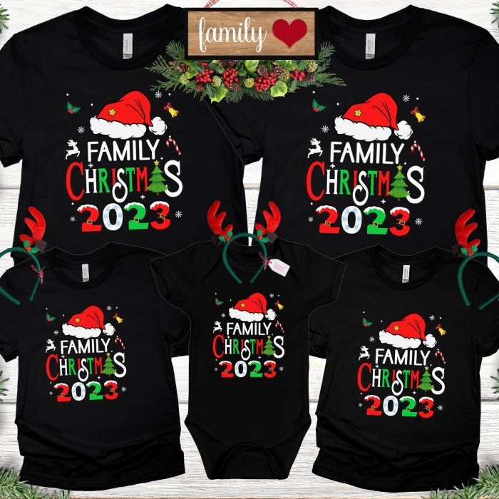 Matching Family Christmas Shirts, Custom Christmas Tee, Family PJ shirts