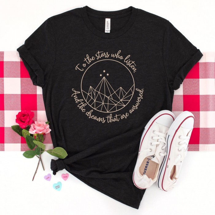 Acotar Velaris Tshirt, Night Court symbol, Gift,Sarah J Maas A Court of Thorns and Roses Court of Dreams shirt, Gift for the Rhysand Fangirl