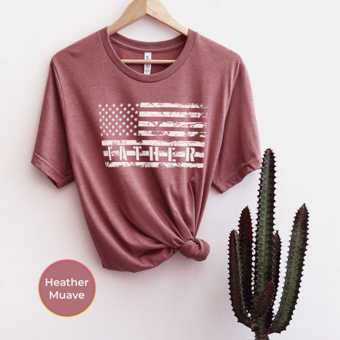 Customize Father s Day Shirt, Personalized Dad USA Flag Patriotic Shirt, Personalized Tee, Shirt Gift For Dad, Best Dad Gift