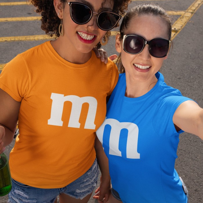 M M Candies T Shirt, M And M Matching Family Shirt