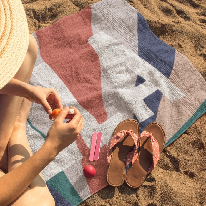Custom Name Multi-Color Striped Design Beach Towel, Personalized Pool Towel, Bachelorette Trip, Birthday Vacation Gift, Gift For Her Him