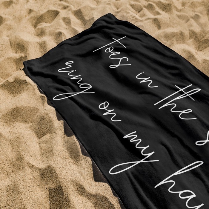 Customized Beach Towel, Personalized Pool Towel, Bride and Bridesmaid Custom Bath Towel, Bachelorette Bride Beach Towel