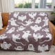 Custom Name Ghost Blanket, Personalized Couch Throw, Spooky Halloween Decor, Halloween Gift, Gothic Handmade House Decor