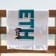 Solid Bold Font Style Personalized Towel, Multi Color Font Design Beach Towel, Bachelorette Trip, Birthday Vacation Gift, Bridesmaid Gift