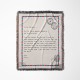 Customized Letter Woven Blanket, Personalized Handwritten Style Fringed Quilt, Christmas Gift For Mom/Dad, Grandma Keepsake Gift, Love Letter
