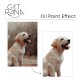 Oil Paint Pet Photo Blanket, Gift For Dog Lovers, Pet Memorial Gifts, Personalized Gift, Pet Photo and Name Blanket, Dog/Cat Blanket Gift