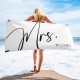 Personalized Mr. and Mrs. Bath Towels, Custom  Beach Towel, Newlywed Gift, Groom Gift, Honeymoon, Bachelorette Trip, Bridal Shower Gift