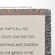 Custom Song Lyric Woven Tapestry, Personalized Anniversary Gift, Christmas Present For Couples, Keepsake Blanket, Gift For Mom/Dad