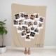 Personalized Wedding Gift, Valentine s Day Gift, Polaroid Couple Photos, Custom Photo Blanket, Couples Gift, Gift For Him, Gift For Her
