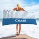 Personalized Name Pool Bath Towel, Colorful Personalized Beach Towel, Bride and Bridesmaid Beach Towel, Present For Her