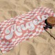 Retro Checkered Beach Towel, Personalized Bath Towel, Birthday Vacation Gift, Bachelorette Party Favors, Kids Towels, Custom Gifts