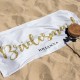 Custom Bachelorette Party Favors, Personalized Beach Towel, Custom Pool Towel Birthday Vacation Gift, Present For Her