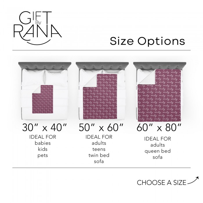 Personalized Baby Name Swaddle, Custom Baby Gift, Baby Shower Gift