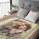 Custom Photo and Name Blanket, Valentine s Day Gift, Christmas Gift, Wedding Anniversary Gift, Gift For Mom, Gift For Dad