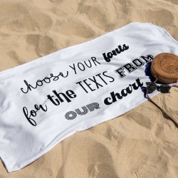 Personalized Design Pool Towels, Custom Design Beach Towel, Print Your Own Design, Sports Team Towel, Company Logo, Multiple Color Options