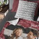 Couple Blanket With Portrait and Names, Personalized Photo Throw, Custom Valentine s Day Gift, Gift For Her, Gift For Him, Wedding Gift