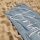 Personalized Mrs. Name Beach Towel, Bride Custom Beach Towel, Personalized Beach Towel, Honeymoon/Bachelorette Trip, Bridal Shower Gift