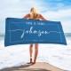 Mr. and Mrs. Custom Beach Towel, Bride Beach Towel, Personalized Beach Towel, Custom Beach Towel,Bachelorette Bride Beach Towel