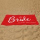 Bride and Bridesmaid Custom Pool Towel, Personalized Bath Towel, Bachelorette Beach Towel, Present For Her