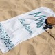 Personalized Mr. and Mrs. Towel, Customized Beach Towel, Honeymoon Gift, Bridal Shower Gift, Bride Beach Towel, Gift For Groom Honeymoon Gift