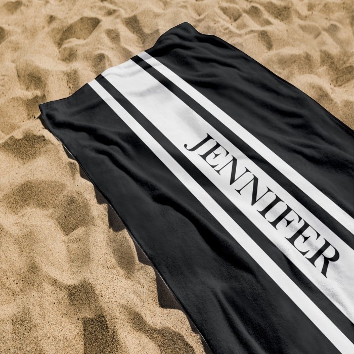 Customized Bride and Bridesmaid Pool Towel, Personalized Bath Towel, Name Beach Towel, Custom Name Pool Towel, Bachelorette Bride Towel