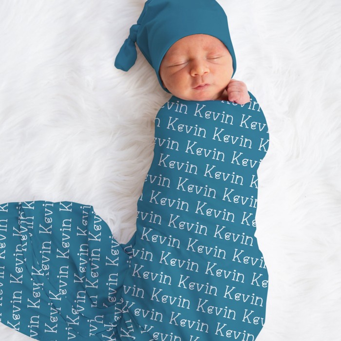 Personalized Baby Name Swaddle, Baby Gift, Baby Shower Gift