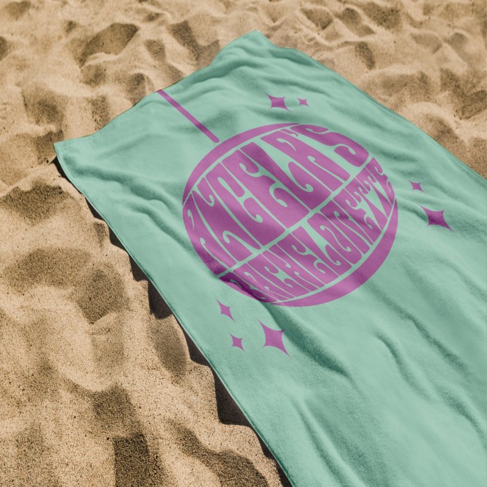 Custom Last Disco Bachelorette Party Towel, Bridesmaid Gift, Bachelorette Part Favors, Bridal Shower Gift, Pool Party Towel, Custom Beach Towel