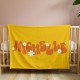 Retro Style Custom Name Blanket, Groovy 70 s Design, Personalized Name Blanket, Baby Shower Gift, Christmas Gift, Gift For Mom, Gift For Dad