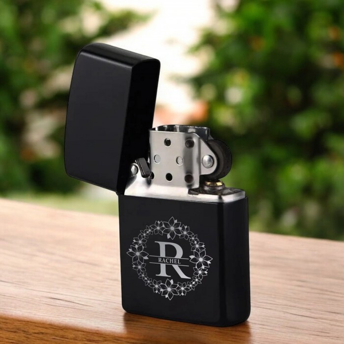Personalized Engraved Monogram Lighter With Custom Name