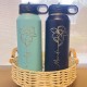 Birth Flower Water Bottle, Stainless Steel Insulated Bottle with Name Birth Flower Water Bottle, Stainless Steel Insulated Bottle with Name