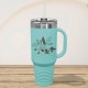 Custom Logo 40oz Tumbler With Handle, 40oz Tumbler with Handle &Straw