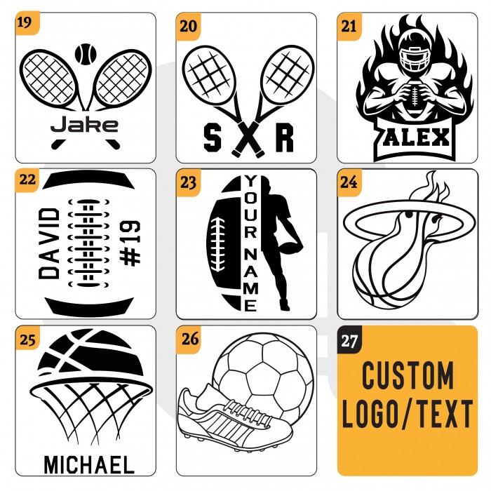 Football Custom Team Player Water Bottle, Sports water bottle