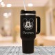 Personalized Disney Tumbler With Handle, First Family Disney Custom Name Gift, Mickey Disney 40oz Tumbler, Christmas Family Mouse Gift