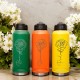 Birth Flower Water Bottle, Stainless Steel Insulated Bottle with Name Birth Flower Water Bottle, Stainless Steel Insulated Bottle with Name