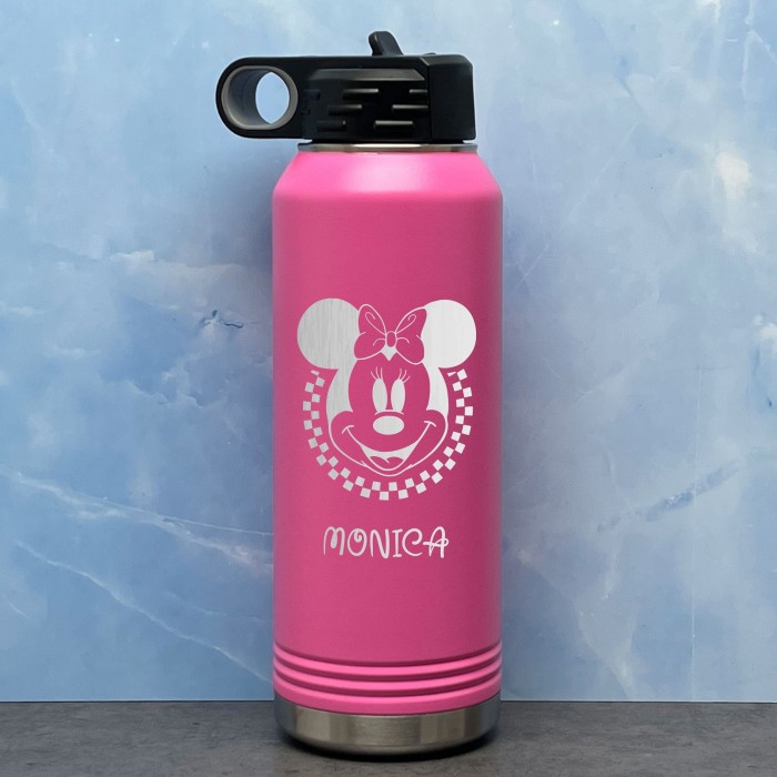 Personalized Design Water Bottle With Name, First Family Disney Gift