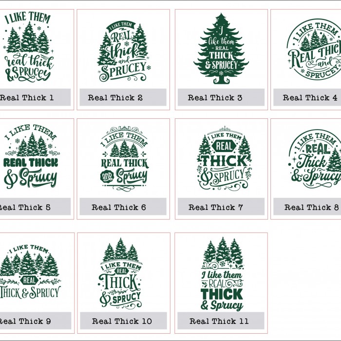 I  Like Them Real Thick And Sprucey Shirt, Funny Christmas Tree Shirt