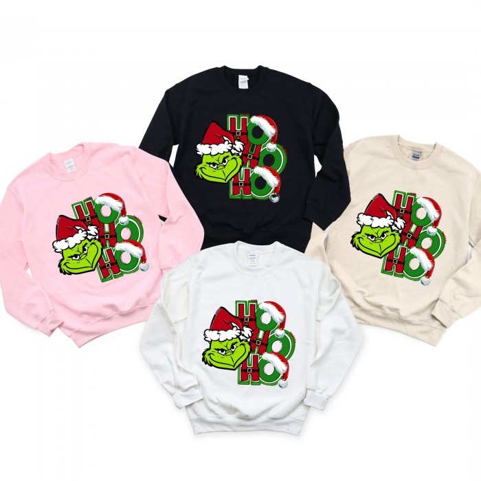 Hohoho Grinch Christmas Sweatshirt,Merry Christmas Grinch Sweater