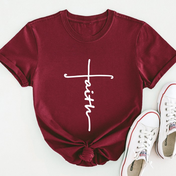 Faith Shirt, Faith Cross Shirt, Christian Shirts, Love and Grace Shirt