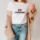 Personalized I heart Shirt , I Heart Grandma, Heart Milf, Valentine s Day Gift