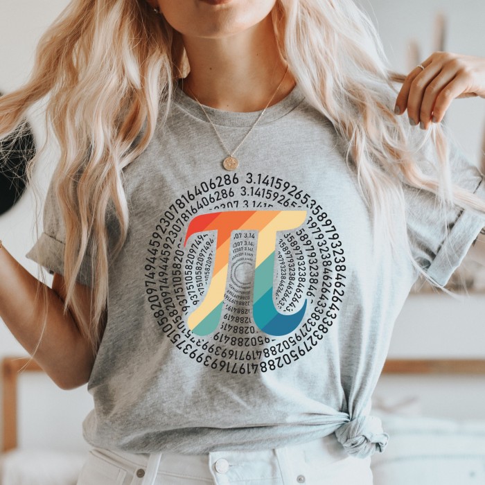 Pi Day Shirt, π T-Shirt, Pi Spiral Tee, Pi Symbol Shirt, Science Tee