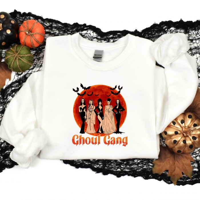Ghoul Gang Sweatshirt, Halloween Sweatshirt, Mistresses of Horror Gang Shirt