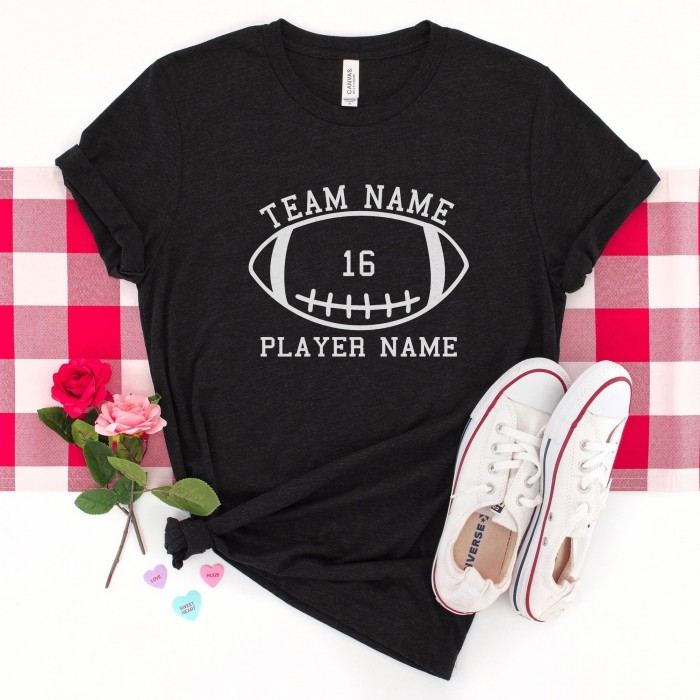 Personalized Football Shirt, Custom Football Shirt, Football Mom Shirt