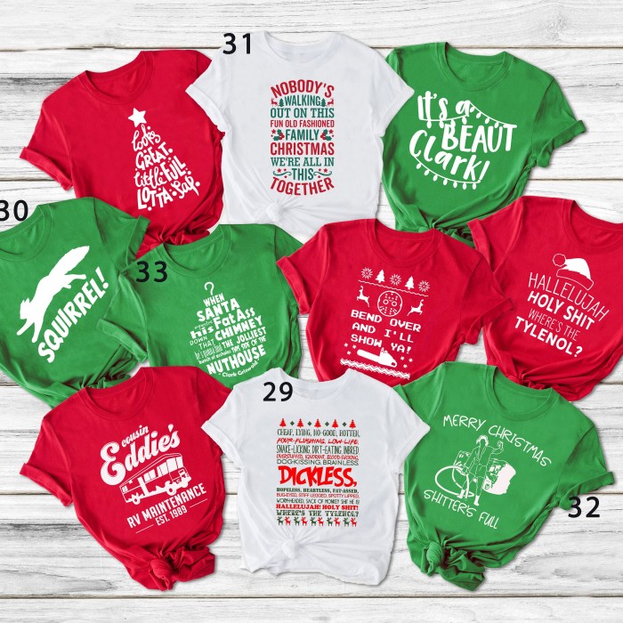 Matching Family Christmas, National Lampoons, Christmas Story Them