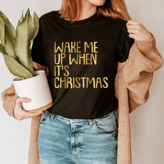 Wake Me When It s Christmas Sloth Ugly Christmas Sweater Men s Long Sleeve Shirt