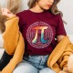 Pi Day Shirt, π T-Shirt, Pi Spiral Tee, Pi Symbol Shirt, Science Tee