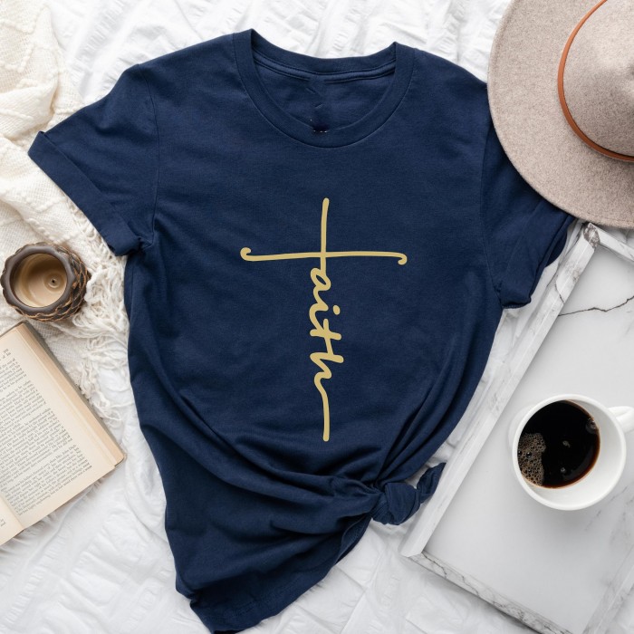 Faith Shirt, Faith Cross Shirt, Christian Shirts, Love and Grace Shirt