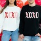 XOXO Valentines Day Sweatshirts, Couples Valentines Day Sweter