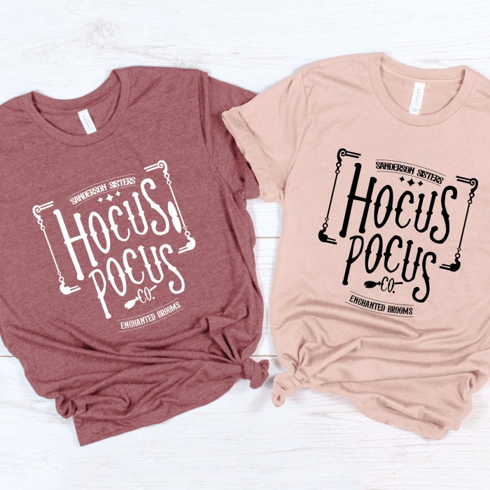 Hocus Pocus Orange Ink Shirt, Halloween Shirt, Plus Size Halloween Shirt